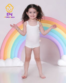 بادی رکابی و بندی سفید ساده