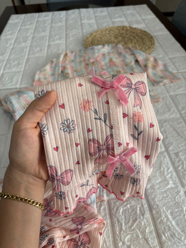 بلوز آستین بلند و شلوار بوت کات